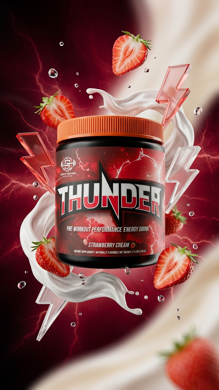 Thunder Pre-Workout - Strawberry Cream