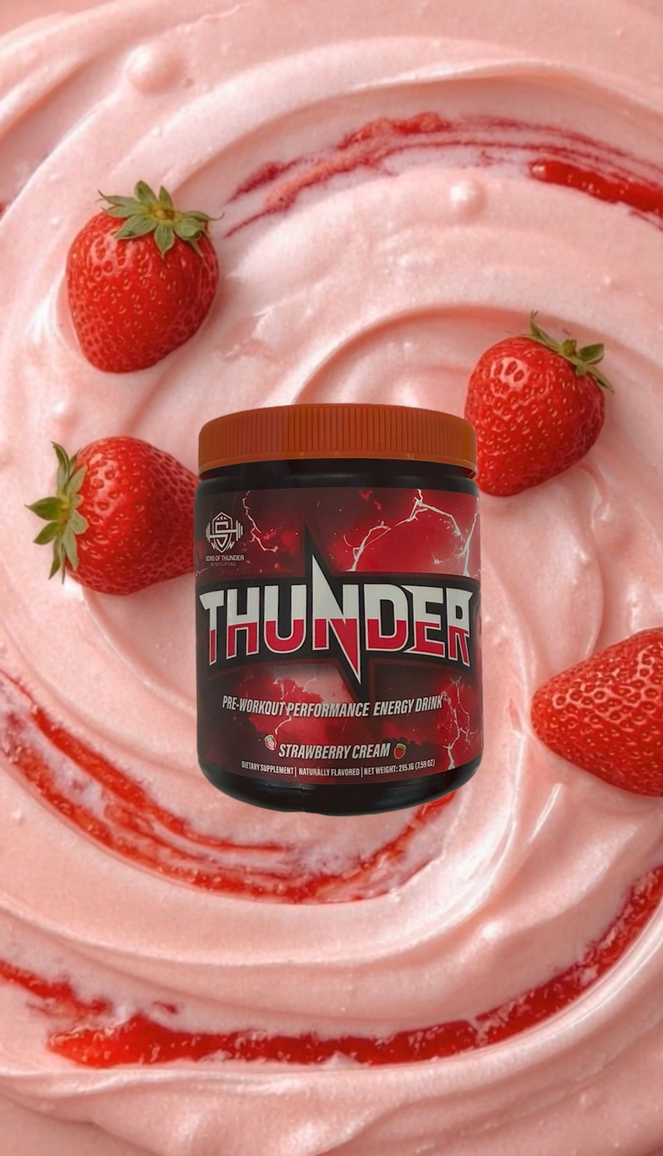 Thunder Pre-Workout - Strawberry Cream